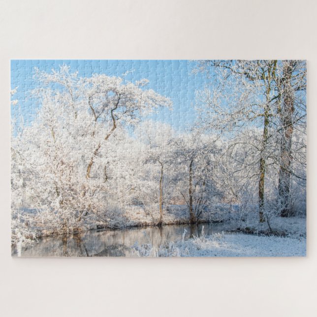 Winter Landscape Foto, 1014 Jigsaw Puzzle (Horizontal)