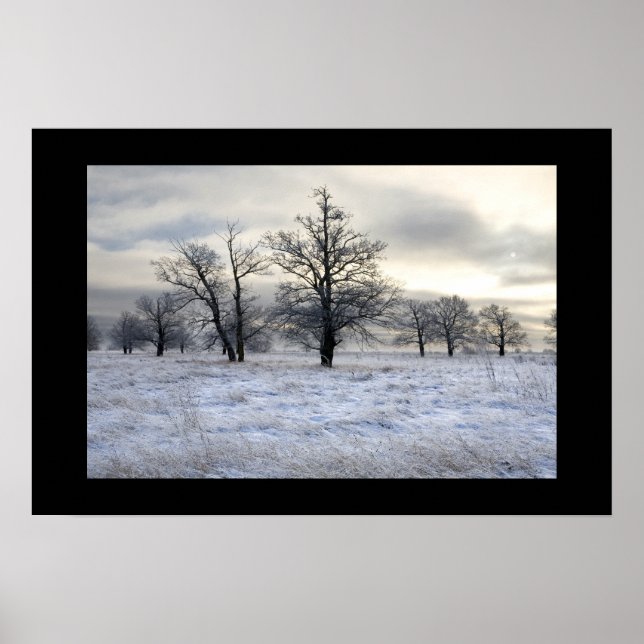 winter landscape poster (Vorne)