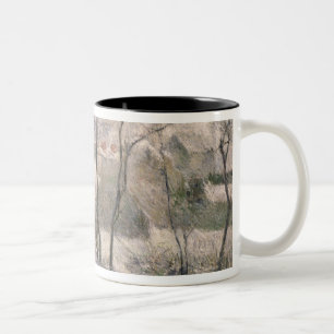 Winter-Landschaft, 1879 Zweifarbige Tasse