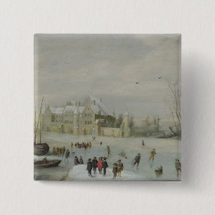 Winter-Landschaft 2 Button
