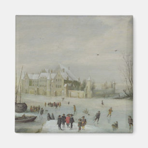 Winter-Landschaft 2 Magnet
