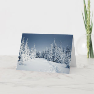 Winter-Landschaft Feiertagskarte