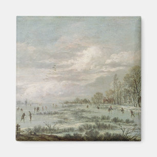 Winter-Landschaft Magnet