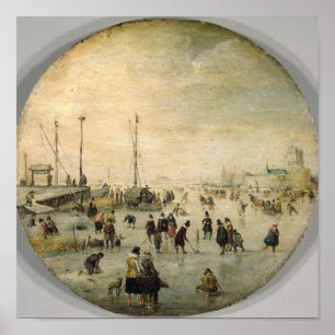 Winter-Landschaft Poster