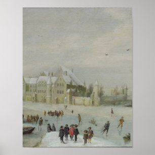 Winter-Landschaft Poster