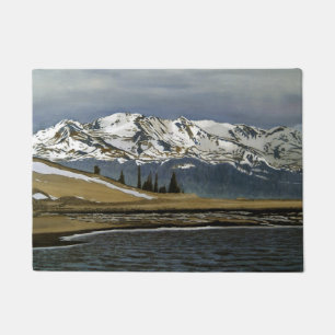 Winter Leadville Colorado Berglandschaft Fußmatte