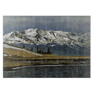 Winter Leadville Colorado Berglandschaft Schneidebrett