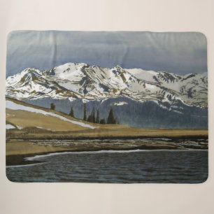 Winter Leadville Colorado Berglandschaft Sherpadecke