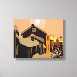 Winter Leinwanddruck