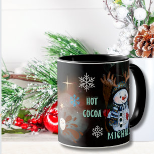 Winter Magic Bezaubernde Snowman Hot Cocoa Tasse