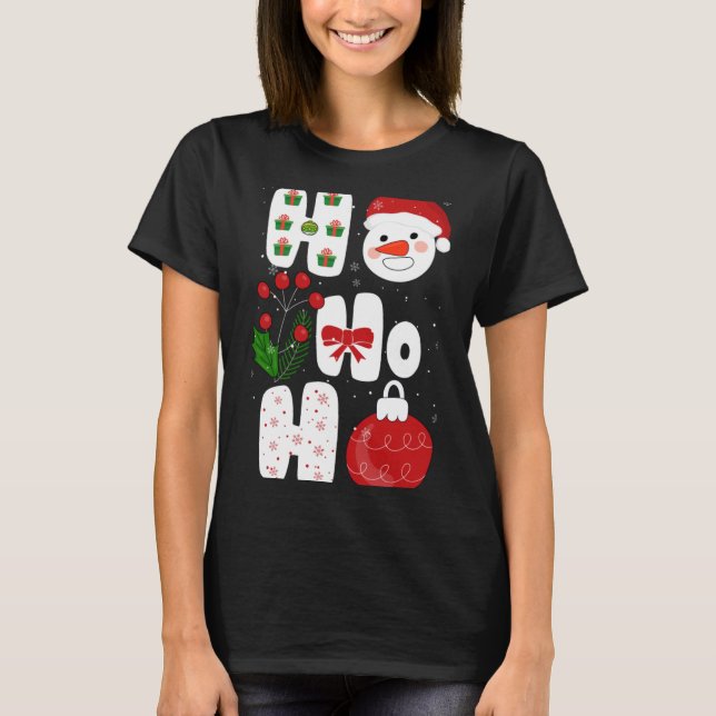 Winter Magic Design Retro Winter Christmas Vector  T-Shirt (Vorderseite)