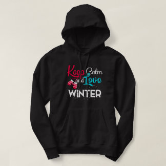 Winter Magic Retro Weihnachtsdesign Hoodie