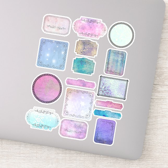 Winter Magic Scrapbook Stickers | Festivals Aufkleber (Detail)