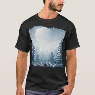 Winter Magic Shirt | Ästhetisches Schneeszene T-Sh