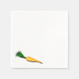 Winter Magic Snowman's Carrot Nose Serviette