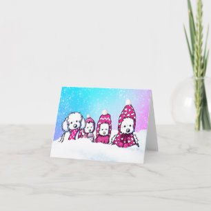 Winter-Malteser-Leerkarte Karte