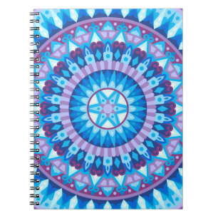 Winter-Mandala Boho Spirituell Gemütlich Beruhigen Notizblock
