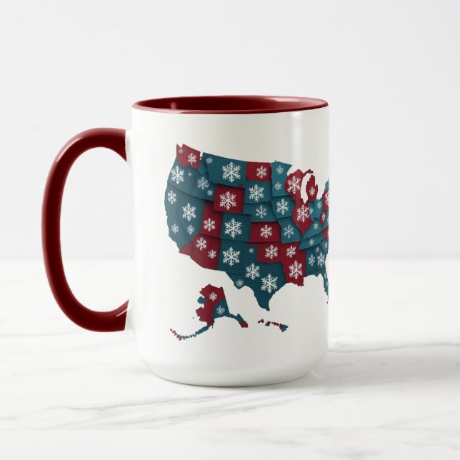 Winter Map Combo Tasse (Links)