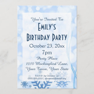 Winter-Märchenland gefrorenes Einladung