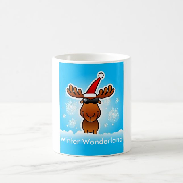 Winter-Märchenland Kaffeetasse (Mittel)