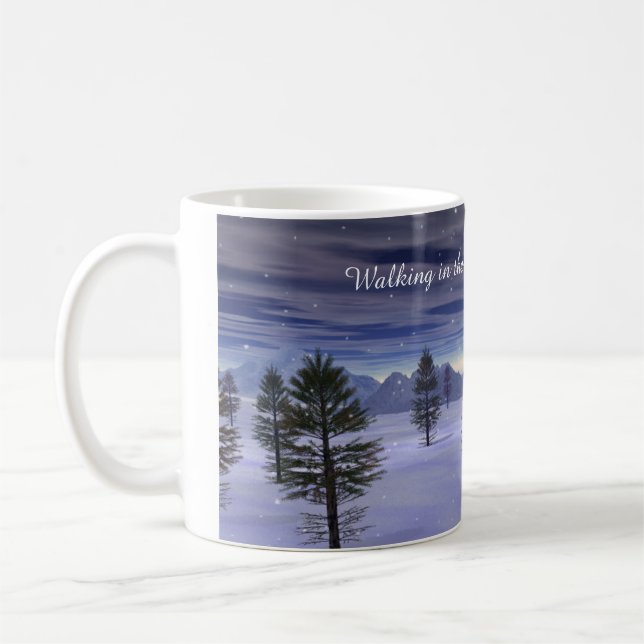 Winter-Märchenland Kaffeetasse (Links)