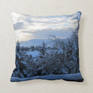 Winter-Märchenland-Kissen Kissen