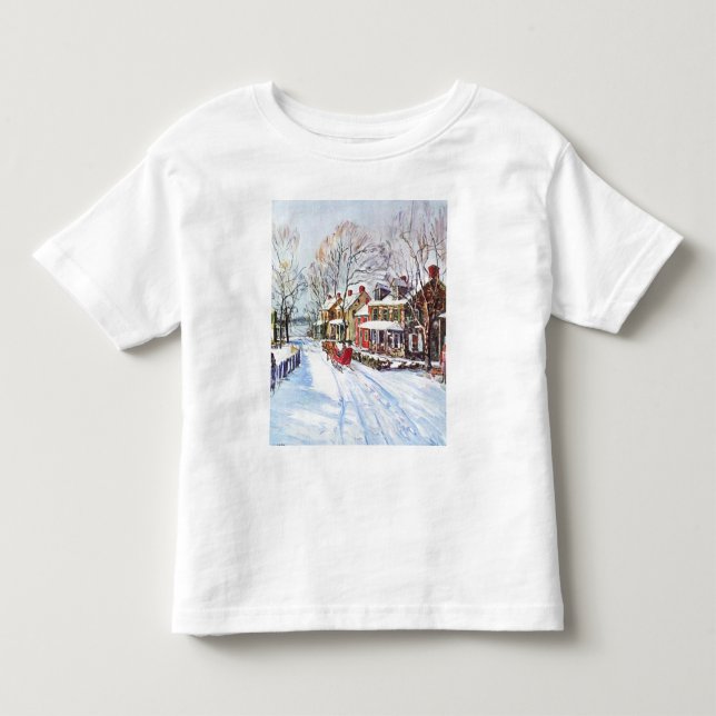 Winter-Märchenland Kleinkind T-shirt (Vorderseite)