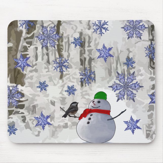 Winter-Märchenland Mousepad (Vorne)