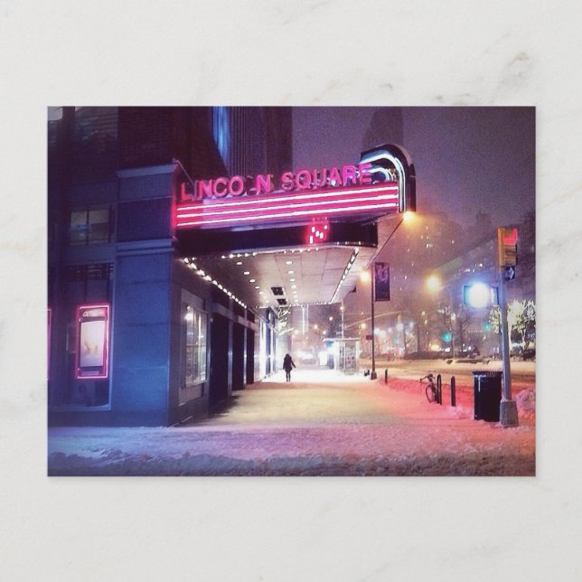 Winter Marquee Postkarte (Vorderseite)