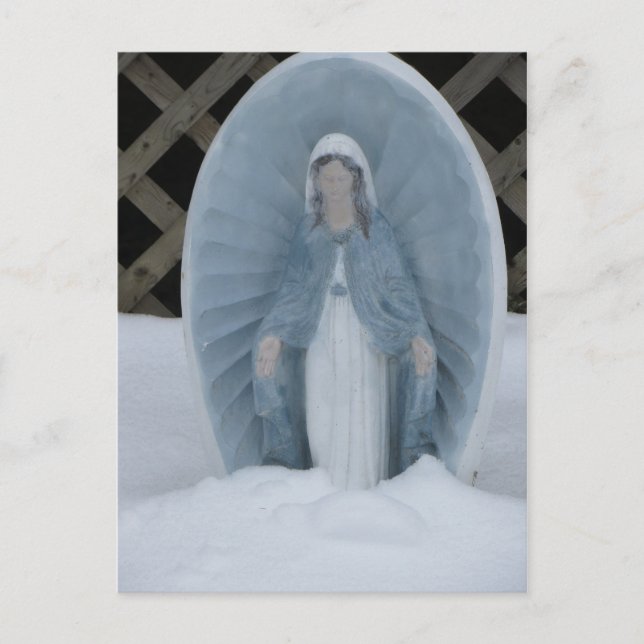 Winter Mary Postkarte (Vorderseite)