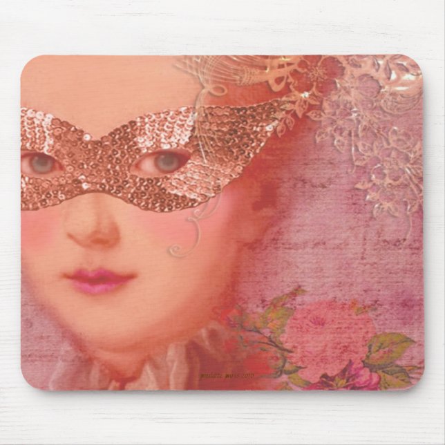 Winter-Maskerade Mousepad (Vorne)