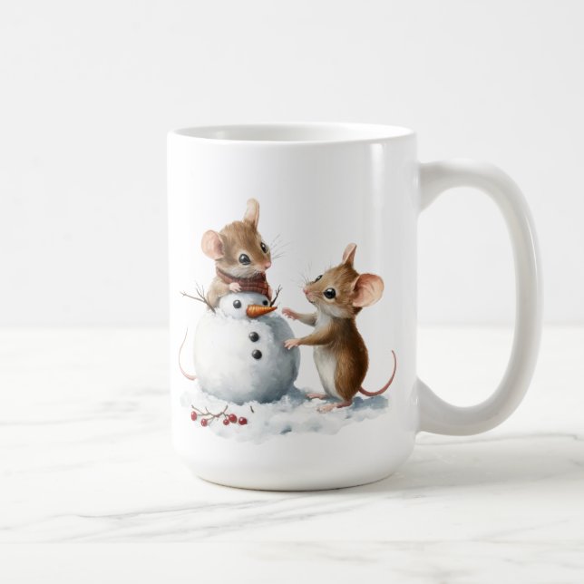 Winter Mäuse Tasse (Rechts)