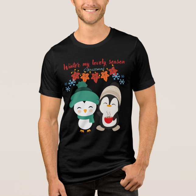 Winter Meine liebste Jahreszeit - Weihnachten - We Tri-Blend Shirt (Vorderseite)