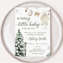 Winter Merry Little Baby Kleidung Baby Dusche