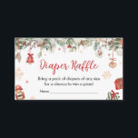 Winter Merry Little Christmas Diaper Raffle Begleitkarte<br><div class="desc">Machen Sie Ihre Babydusche noch angenehmer mit unserer Weihnachtsdusche Windelwaschmaschine. Diese individuell gestaltbare Karte mit bezaubernden Babymotiven verleiht Ihrem Event eine Touch Süße. Ermuntern Sie die Gäste,  sich an dem Vergnügen zu beteiligen und gleichzeitig eine praktische Touch zu Ihrer Feier hinzuzufügen. Einfach personalisieren Sie die Windel-Tombola-Begeisterung beginnt! BS983</div>