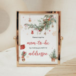Winter Merry Little Christmas Envelope Station Poster<br><div class="desc">Machen Sie mit dieser Weihnachtsdusche Ihr Event mit unserem niedlichen und liebevoll bedruckten Envelope Station Sign mit einem bezaubernden Merry Little Baby Shower Thema. Laden Sie diese Touch herunter,  personalisieren Sie sie und schaffen Sie bleibende Erinnerungen! BS983</div>