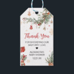 Winter Merry Little Christmas Favor Tags Geschenkanhänger<br><div class="desc">Fügen Sie Ihren Baby Duschfavoriten einen süßen Sprinkle hinzu,  mit unserem Weihnachtsduschenduschtenschild Fvor Tags Printable. Diese individuell gestaltbaren Tags mit hübschen Babydesigns sind die perfekte Touch für Ihre Geschenke. Personalisieren Sie sich,  um einen unvergesslichen Sake zu kreieren,  der die Freude Ihres Festes erweckt! BS983</div>