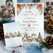 Winter Merry Puppy Babyparty
