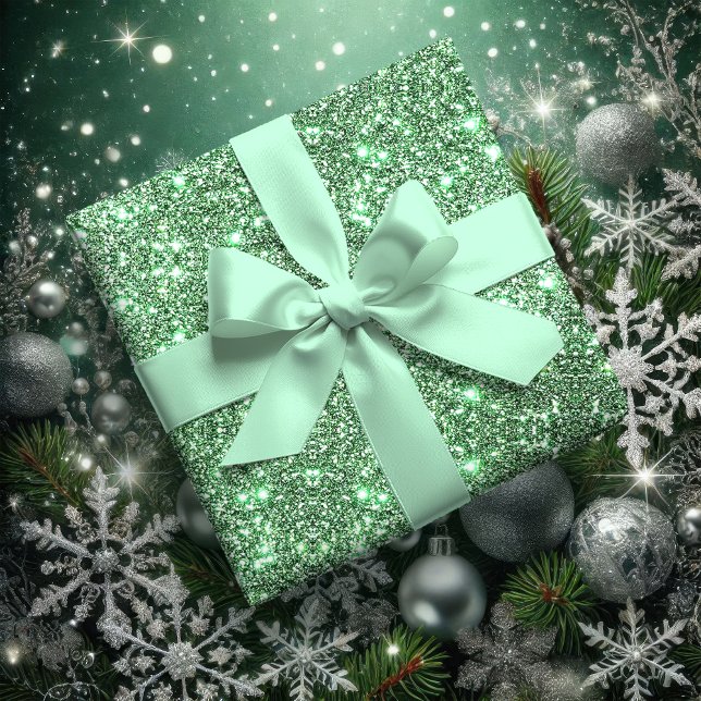 Winter Mint Solid Color 3 inch Satinband (Von Creator hochgeladen)