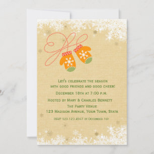 Winter Mittens, Fête Invitation