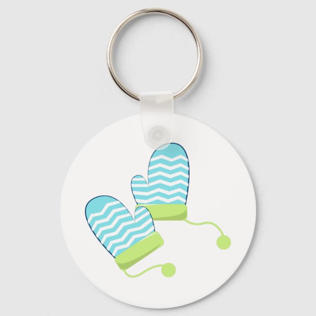 Winter Mittens Schlüsselanhänger (Vorderseite)