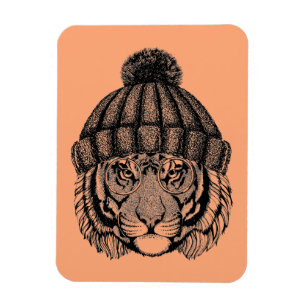 Winter-Mode-bereiter Tiger Magnet
