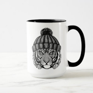 Winter-Mode-bereiter Tiger Tasse
