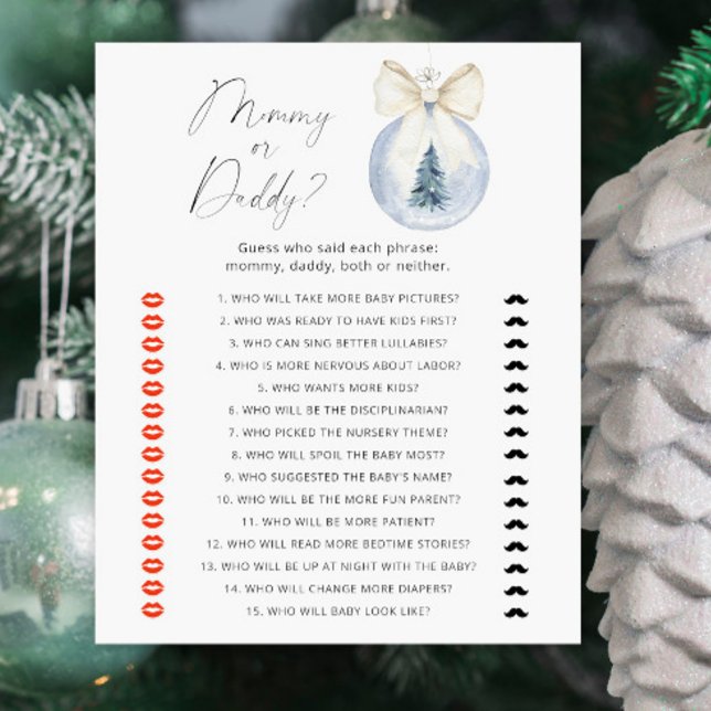 Winter Mommy oder Daddy Baby Duschgame (Von Creator hochgeladen)