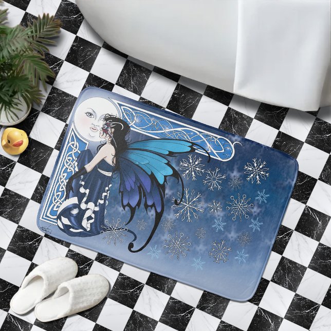 Winter Moon Fairy Badematte (Von Creator hochgeladen)
