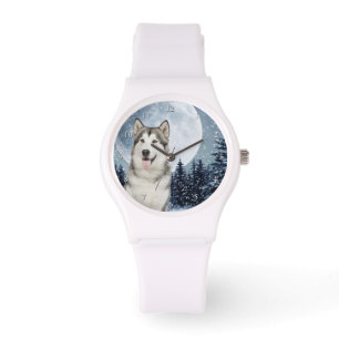 Winter Moon Husky Watch Armbanduhr