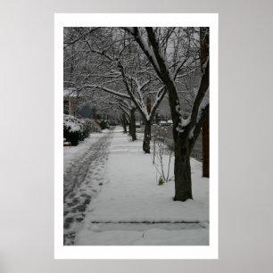 Winter-Morgen Poster