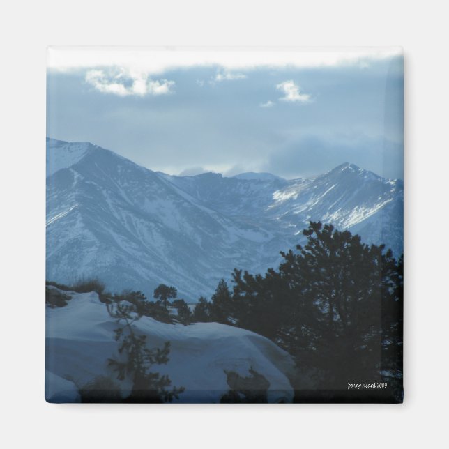 Winter Mountain Magnet (Vorne)