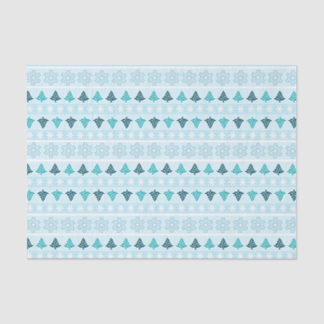 Winter-Muster Seidenpapier (Vorderseite)