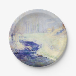 Winter (nach Typ Rose) Pappteller